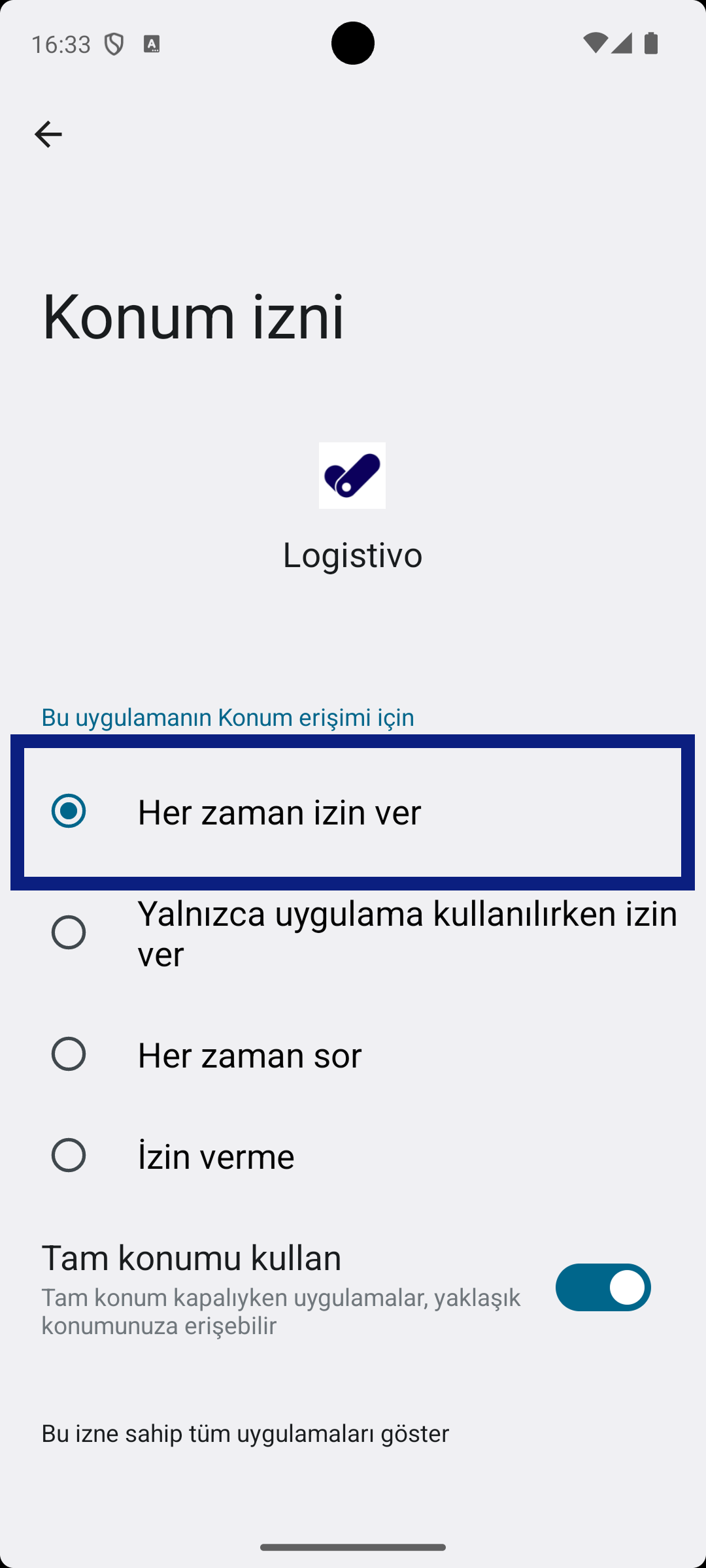 Konum Etkinleştirme